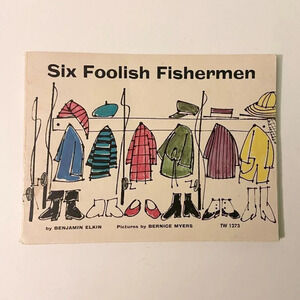 Vintage 1968 Six Foolish Fisherman Scholastic Book by Benjamin  Elkin
